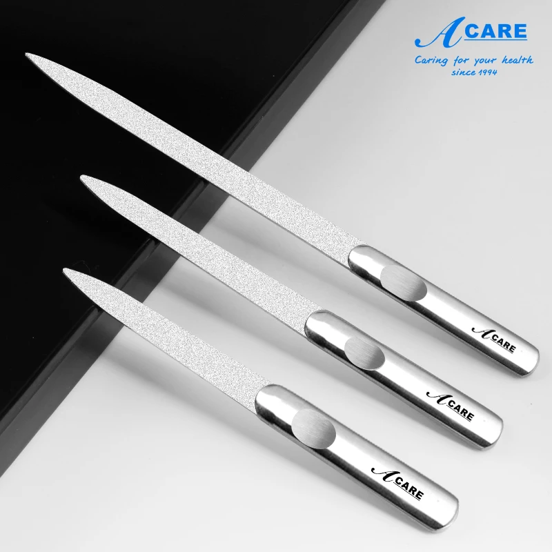 

Nail File Professional Stainless Steel Buffer Double Sided Metal Sanding Grits For Manicure Pedicure Women Beauty Nail Art Tools