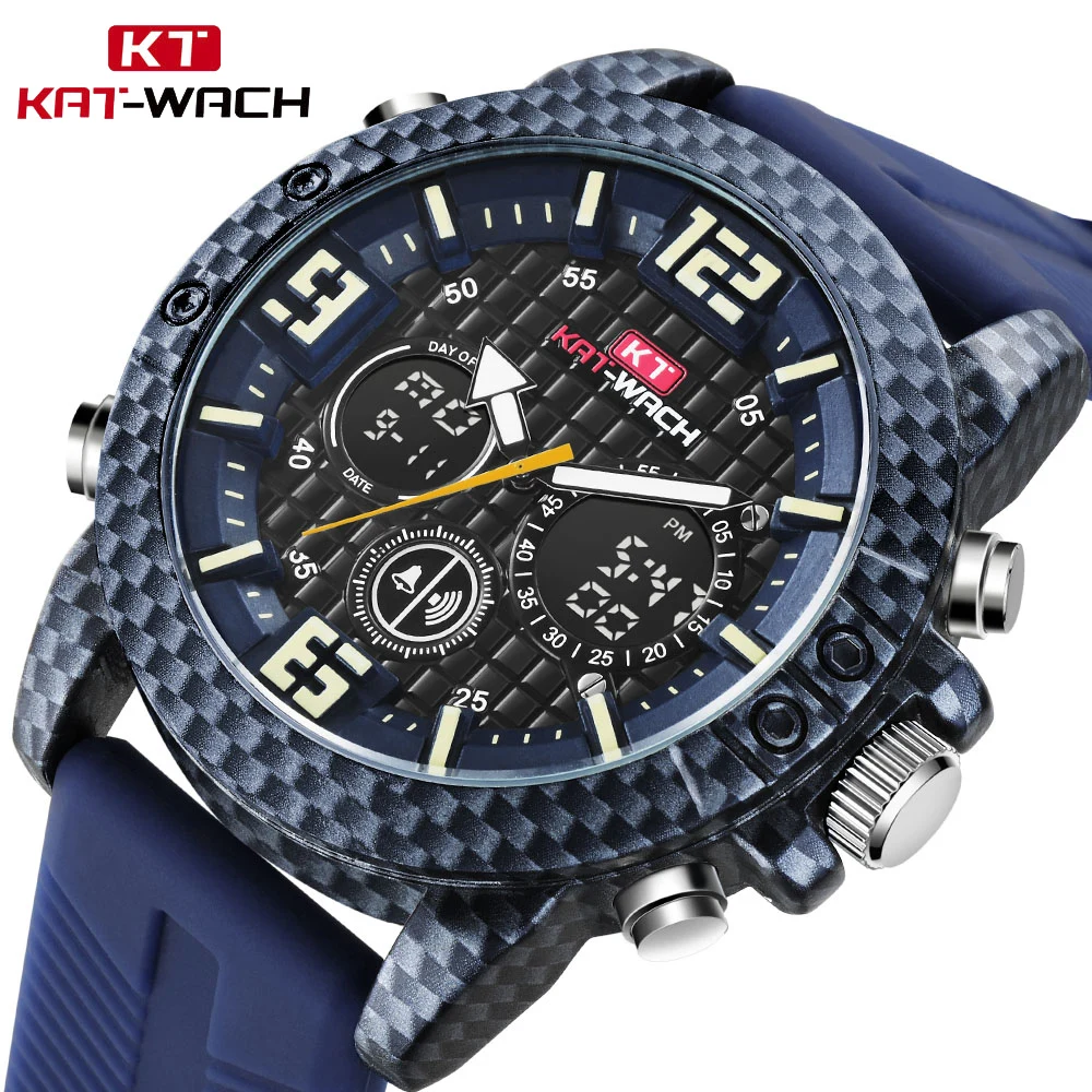 

Swim Men Sports Watch Analog Pointer Digital Calendar Quartz Wrist watches Waterproof 50M Relogio Masculino Military Clock
