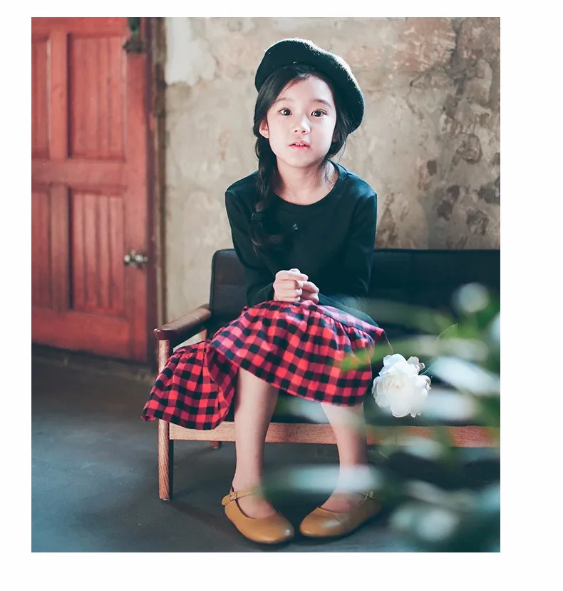 England style long skirts for baby teenage girls red plaid pleated skirt girl 2017 new spring autumn winter children clothing 5 6 7 8 9 10 11 12 13 14 15 16 years old little big teenage girls pleated skirts for kids (17)