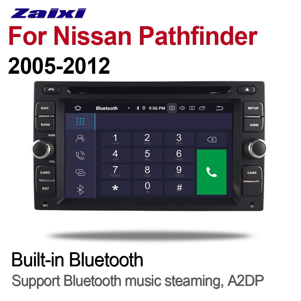 ZaiXi 2din Android 9,0 Восьмиядерный 4 Гб ОЗУ автомобильный DVD для Nissan Pathfinder 2005~ 2012 gps Радио BT Navi карта мультимедийный плеер система