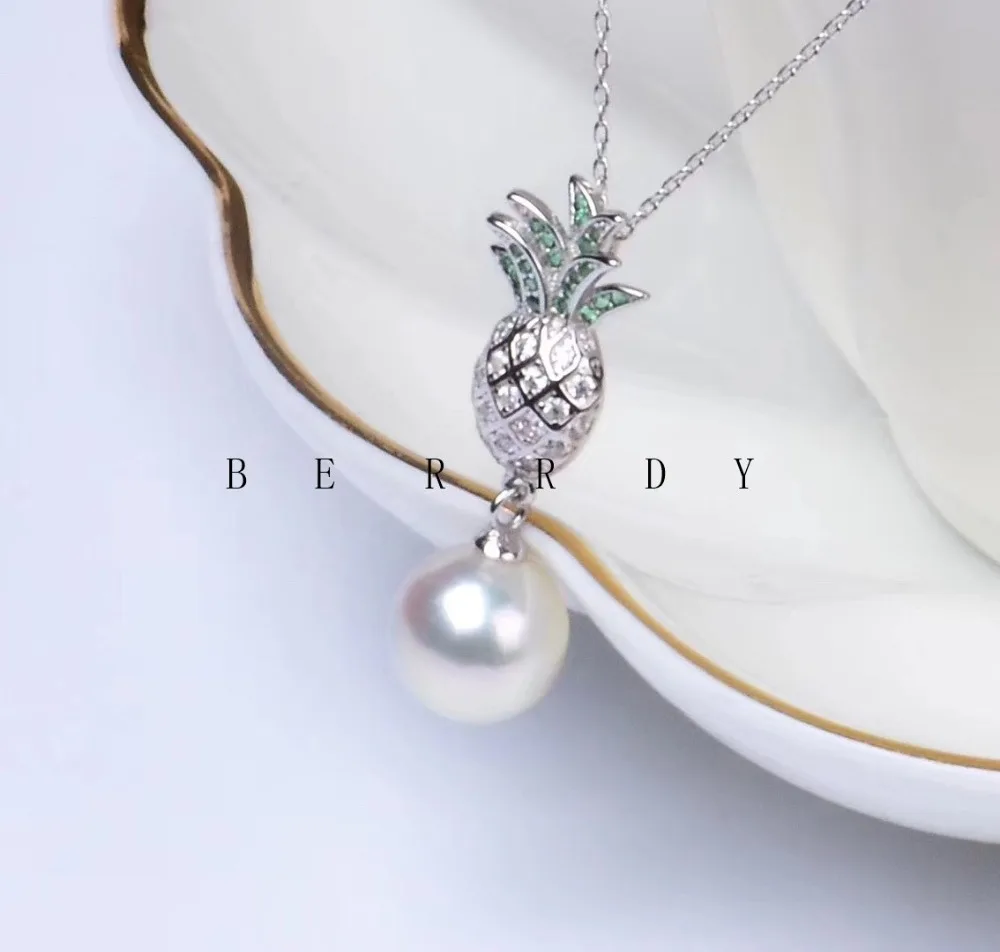 S925 Sterling Silver Pearl вечерние Цепочки и ожерелья серьги крепления выводы изысканный комплект ювелирных изделий Запчасти фитинги Для женщин