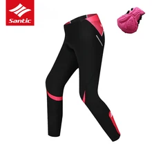 Santic женские брюки для велоспорта Pro, штаны для горной дороги, весна-осень, 4D мягкие велосипедные длинные штаны, спортивная одежда для велоспорта