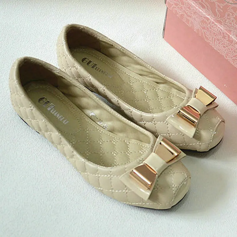 2017 New Women Shoes PU Leather Brand Casual Shoes Summer Flats Shoes Square Toe Loafers Shoes