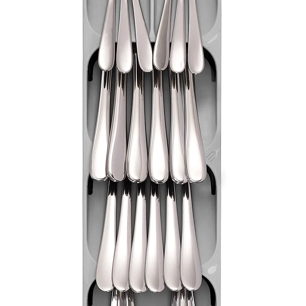 2019 Useful Kitchen Drawer Knife Fork Spoon Tray storage box Cutlery Drawer Organiser Kitchen Utensil Holder Storage Supplies 2019 Useful Kitchen Drawer Knife Fork Spoon Tray storage box Cutlery Drawer Organiser Kitchen Utensil Holder Storage Supplies