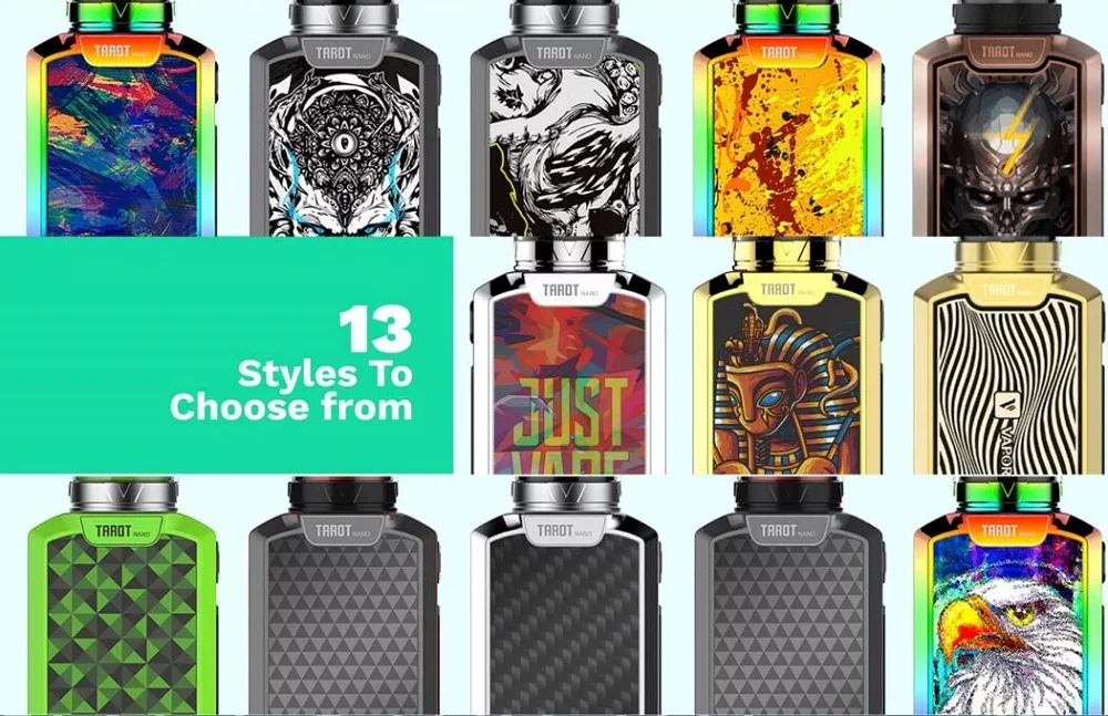 Vaporesso Tarot Nano Kit 80W Box Mod with VECO Vape Tank 2ML Atomizer EUC Coil Vaporizer Electronic Cigarette Vapor 2500mah