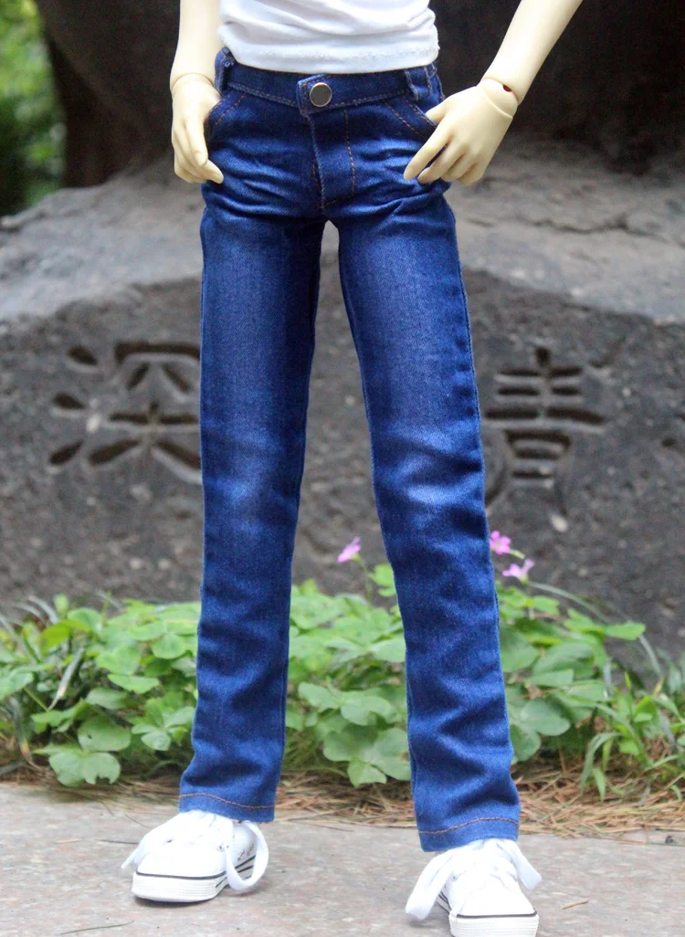 BJD Кукла синие джинсы брюки наряды Одежда для 1/4 мужчин 1/3 SD17 70cm24 &quotвысокий SD DK DZ MSD