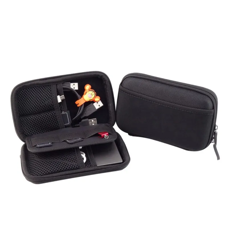 Impermeable de doble capa bolsa de almacenamiento de Cable electrónico Organizador Gadget bolsa de viaje USB auricular Case Organizador Digital Impermeable de doble capa bolsa de almacenamiento de Cable electrónico Organizador Gadget bolsa de viaje USB auricular Case Organizador Digital