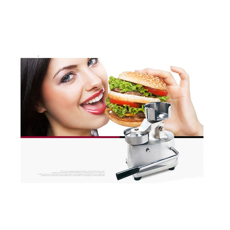 ITOP 100mm-130mm Manual Hamburger Press Burger Forming Machine Round Meat shaping Aluminum Machine Forming Burger Patty Makers