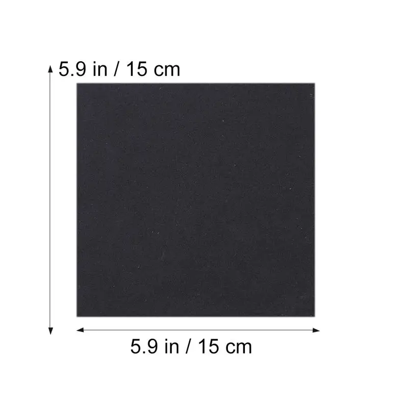 5 шт губка Неопреновая резиновая пена антивибрационные прокладки виброизоляционные коврики 150x150x5 мм(черный
