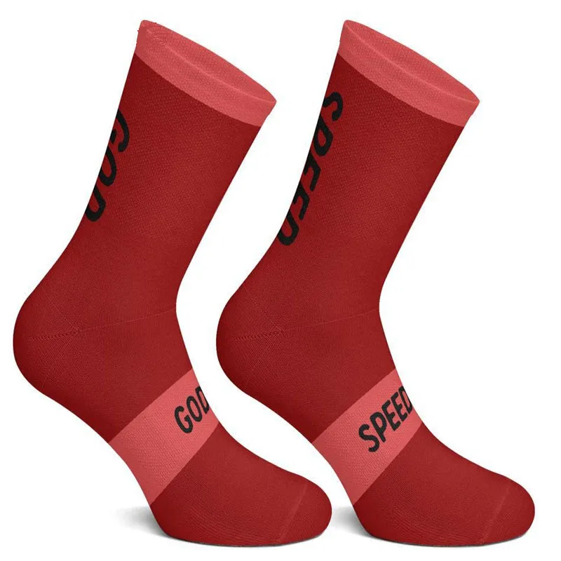 Высокие профессиональные Брендовые спортивные профессиональные велосипедные носки, удобные носки для шоссейного велосипеда, носки для горных велосипедов, гоночные носки