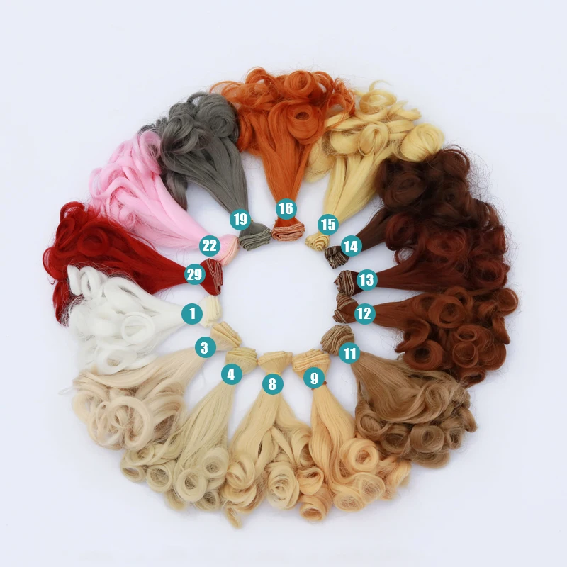 Doll Wigs 15*100CM 25*100CM for 1/3 1/4 1/6 1/12
