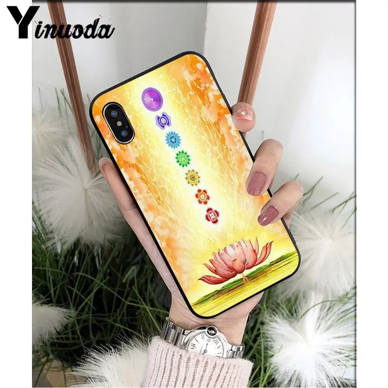 A3 Yinuoda Мандала чакра настоять Йога пользовательские фото мягкий чехол для телефона для iPhone 5 5Sx 6 7 7plus 8 8Plus X XS MAX XR - Цвет: A3