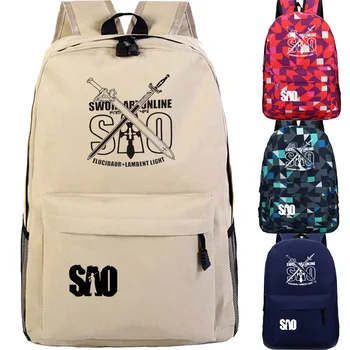 

Beautiful Sword Art Online Backpack Men Women Boys Girls Surprise Gift Rucksack Fashion New Pattern Beautiful Mochila for Teens