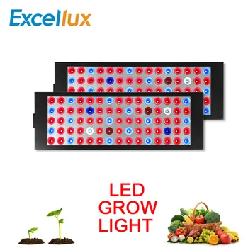 

2 SET 15W AC85-265V LED Grow Light Full Spectrum LED Grow Panel Lights LED plants grow lamp US/EU Plug for Greenhouse Plants