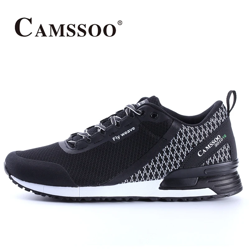 

2018 Camssoo Mens Trail Running Shoes Light Weight Breathable Outdoor Sports Shoes For Men Color Black Red Free Shipping 6028