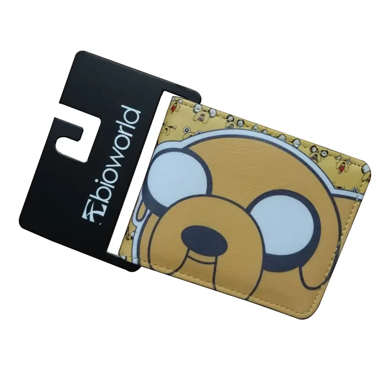 

Adventure Time Wallets Cartoon Anime Wallets PU Leather Gift Purse Card Holder Bags Folder Short Wallet with Zipper Coin Pocket