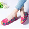 2022 Fashion Women Flats Genuine Leather Shoes Women Slip On Ballet Women Flats Print Woman Shoes Moccasins Loafers Shoes Flower ► Photo 2/6