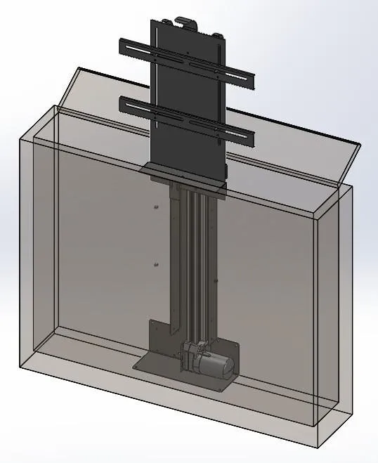 Remote Motorized Electric Actuator Tv Drop Down Lift Pop Ceiling
