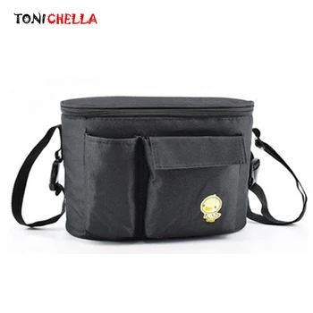 

Baby Diaper Thermal Insulation Bag Waterproof Mummy Nappy Maternity Bags Cute Pattern Oxford Stroller Hook Shoulder Bag BB6007