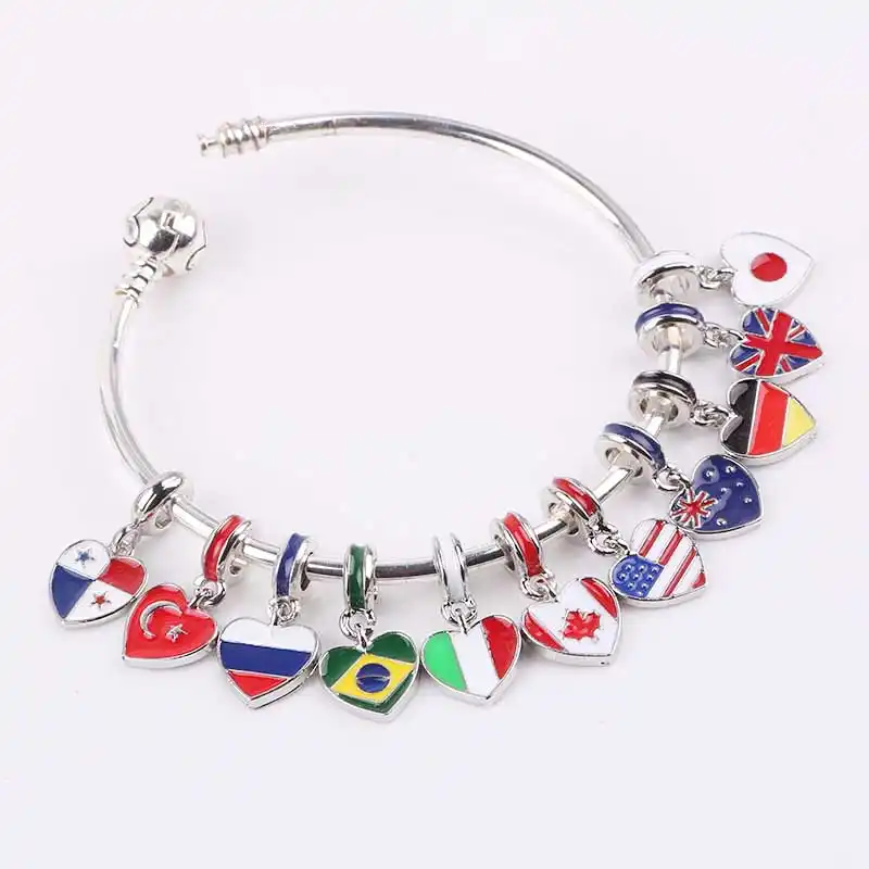 charm pandora flag charm pandora flag