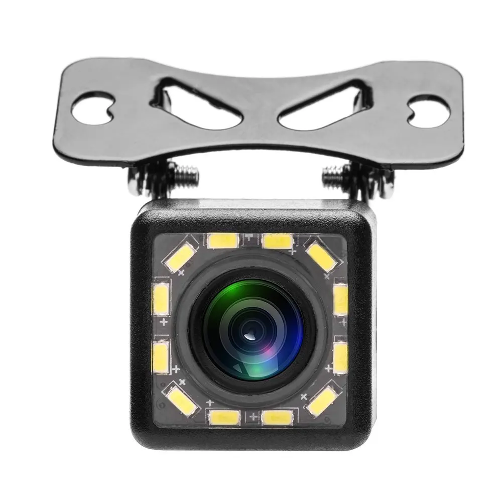 AMPrime водонепроницаемая автомобильная камера заднего вида 170 широкоугольная HD CCD 12 Светодиодный ночного видения заднего хода парковочная камера s автомобильный стиль