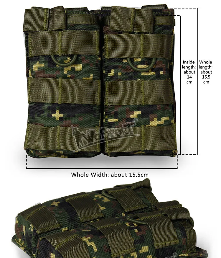 Airsoft Военная переноска магазинная чехол 1000D тактический жилет сумка для военных инструменты для охоты туризма Пейнтбол Аксессуары карман