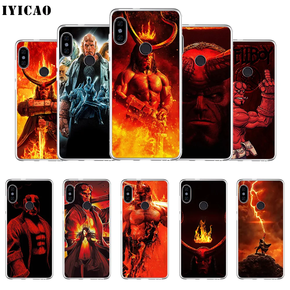 IYICAO Hellboy Мягкий силиконовый чехол для телефона Xiaomi Mi 9 8 SE 6 A1 A2 Lite F1 MIX2S MIX3 TPU |