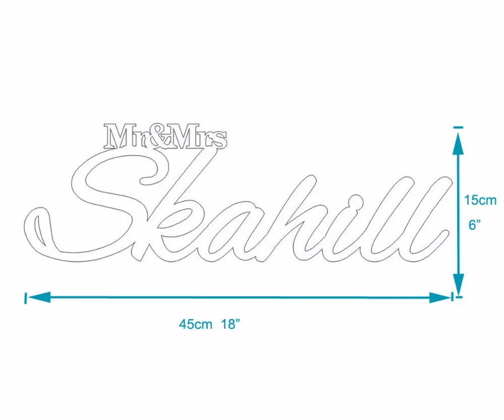 Персонализированные белые буквы Mr и Mrs фамилия Свадьба на заказ свадьба знак Mr& Mrs фамилия табличка Свадебный декор " высокий