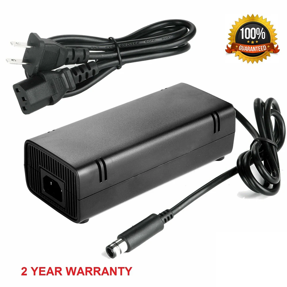 

AC Adapter Charger Power Supply Cord for Xbox 360E Brick Console New Linear Power Supply
