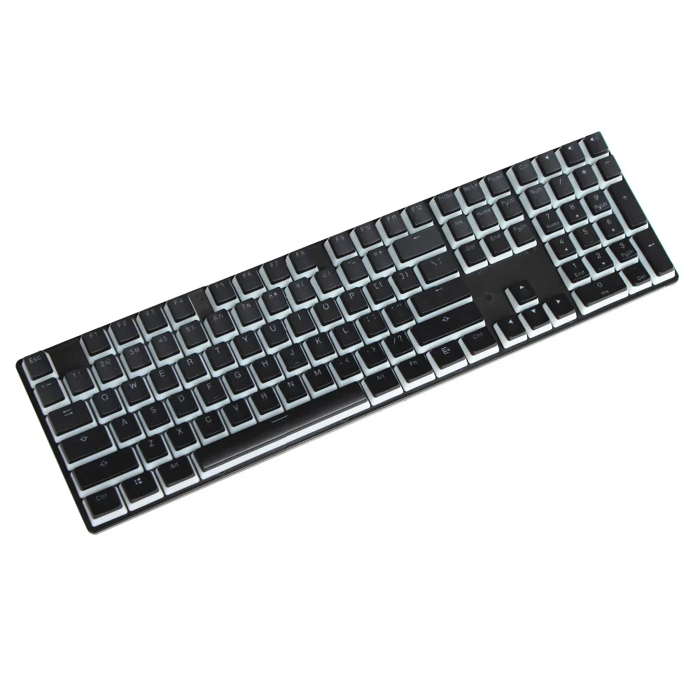 Пудинг Double shot 108 ANSI раскладка PBT OEM профиль клавиатуры с подсветкой для