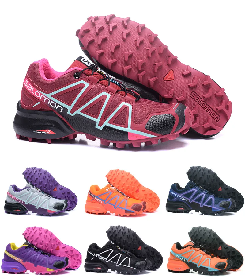 

Salomon Speed Cross 4 CS Cross-Country 2018 Free Run Jogging Outdoor Running Damping Sneakers Women's Athletic Sport Shoes 36-42