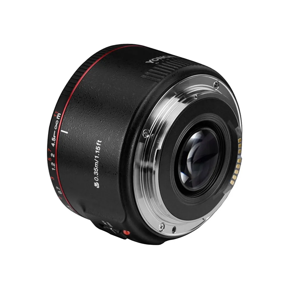 Объектив YONGNUO YN50mm F1.8 II с большой апертурой и автофокусом для Canon с эффектом боке объектив камеры для Canon EOS 70D 5D2 5D3 600D DSLR