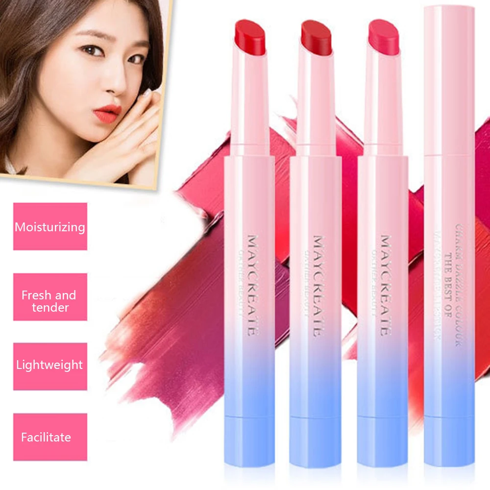 

Colourful Lipstick Beauty Cosmetics Gloss Mirror Lip Glaze Matte Lipstick Lasting Color Does Not Take Off Makeup Lipstick