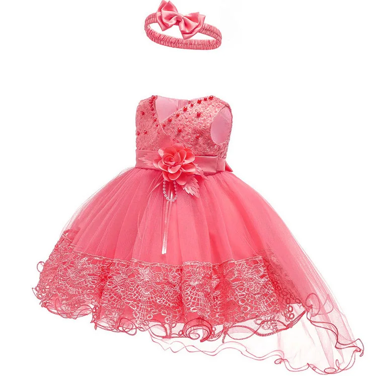 Baby Girls Princess Tutu Dress For Girl 1st Birthday Wedding Party