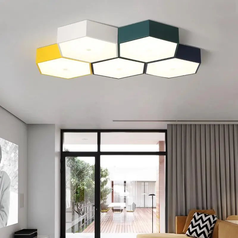 Современная лампа для декора гостиной Sufitowa светильник Plafon винтажный LED Plafonnier
