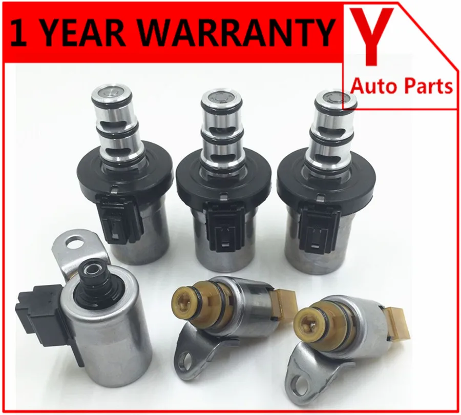 6PCS Brand Transmission 4F27E solenoids For Ford Mazda 2 3 5 6 CX7