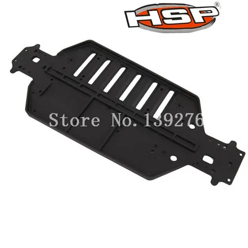 1 Pcs HSP Parts 04001 Plastic Black Chassis Plate For 1 10 scale Truck Buggy Car