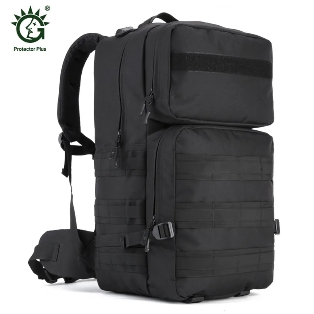 

55L Nylon Outdoor Bag Military Tactical Bags Backpack Army Molle Waterproof Large Size Camping Hiking Bag Hunting Backpack
