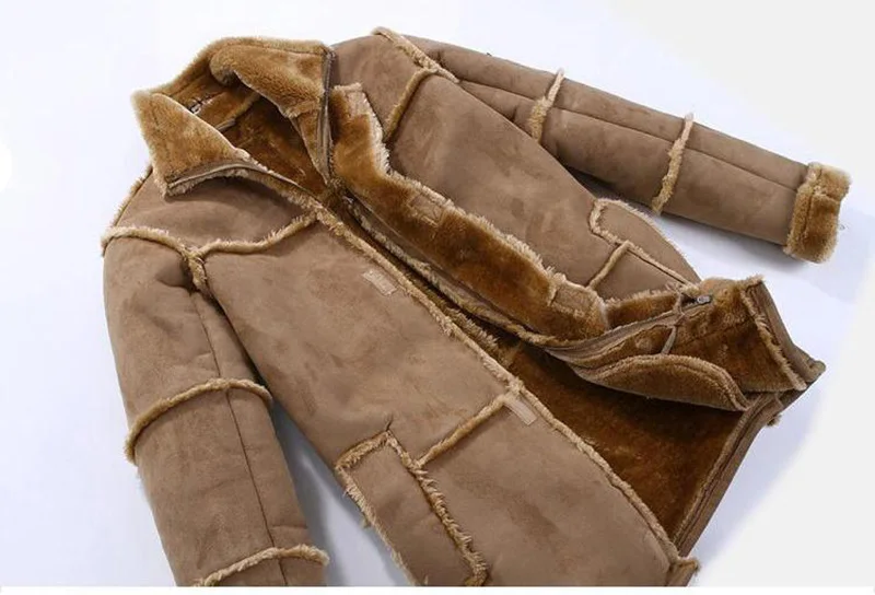 suede leather khaki 04