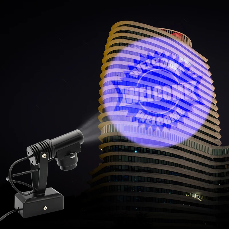 Добро пожаловать проекционный Точечный светильник 110 V/220 V Бар Отель логотип рекламные лампы Точечный светильник US/EU штекер вращающийся светильник ing индивидуальный дизайн