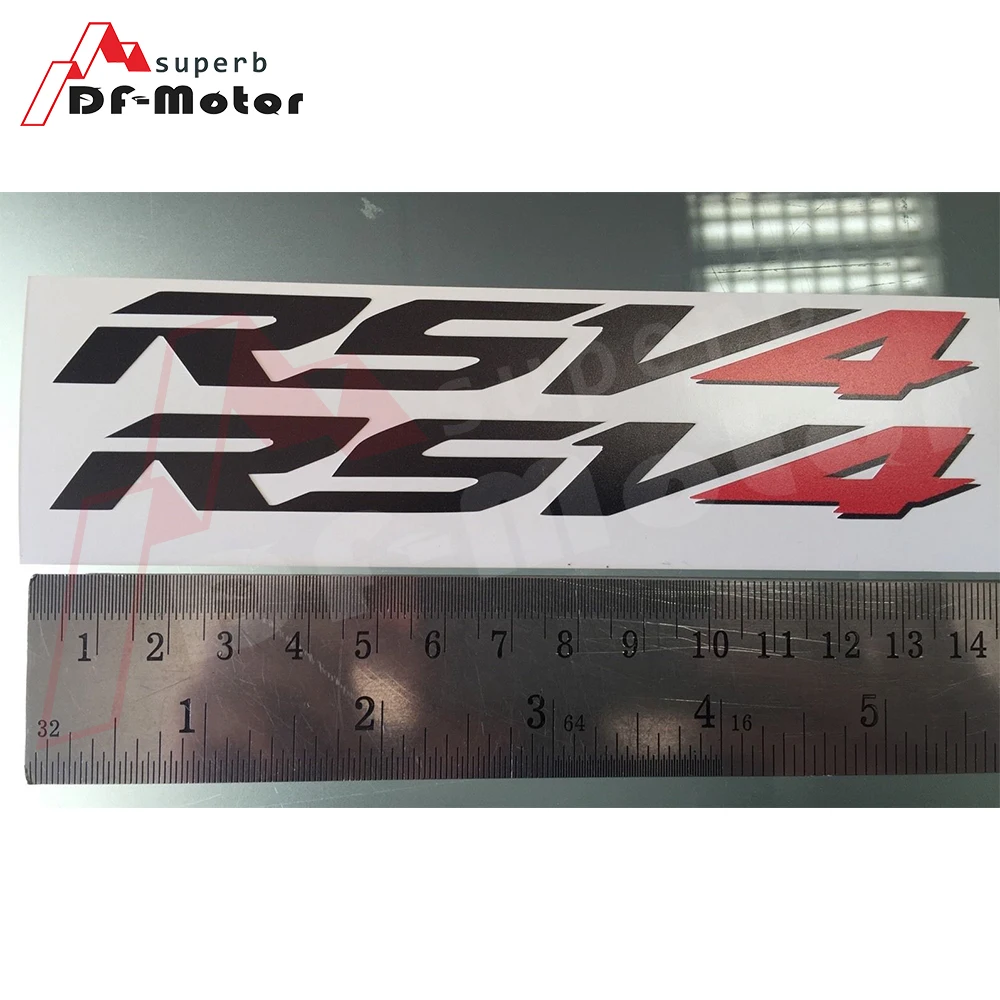 Стикер 3 м 1 пара стикеров RSV4 наклейки для Aprilia хвостового блока с новым логотипом