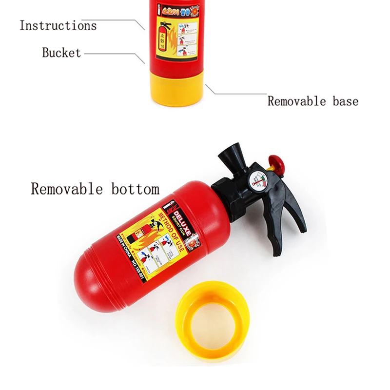 Игрушечный водяной пистолет пожарный детский пожарный распылитель водяного пистолета пляжный открытый игрушечный огнетушитель водяной