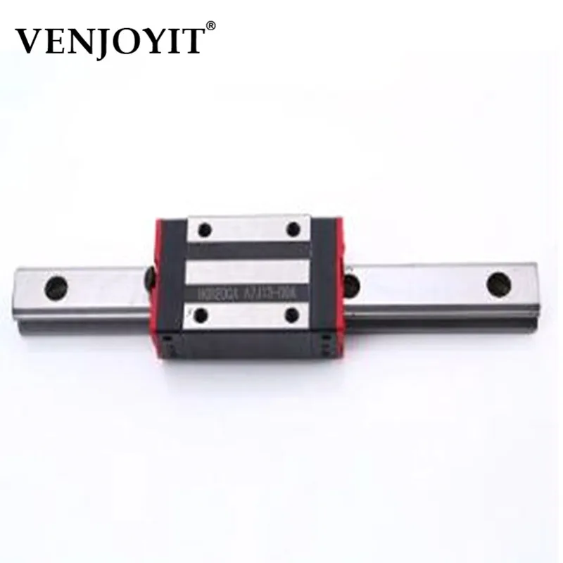 2pcs HGR15 Linear Guide Rail Toute Longueur 4pcs Linéaire bloc transport