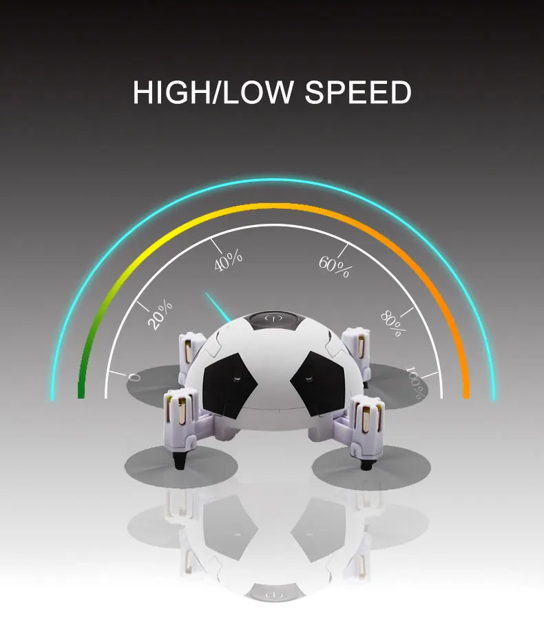 Мини Дрон футбол Квадрокоптер складной Дрон 3D переворачивает один ключ снять Безголовый режим RC вертолет детская Подарочная игрушка vs E010 S9