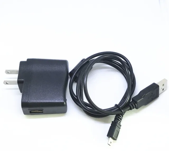 USB AC/DC Power Adapter Camera Battery Charger + PC Cord for SAMSUNG GX