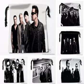 

Custom U2 Drawstring Bags Travel Storage Mini Pouch Swim Hiking Toy Bag Size 18x22cm#0412-03-42