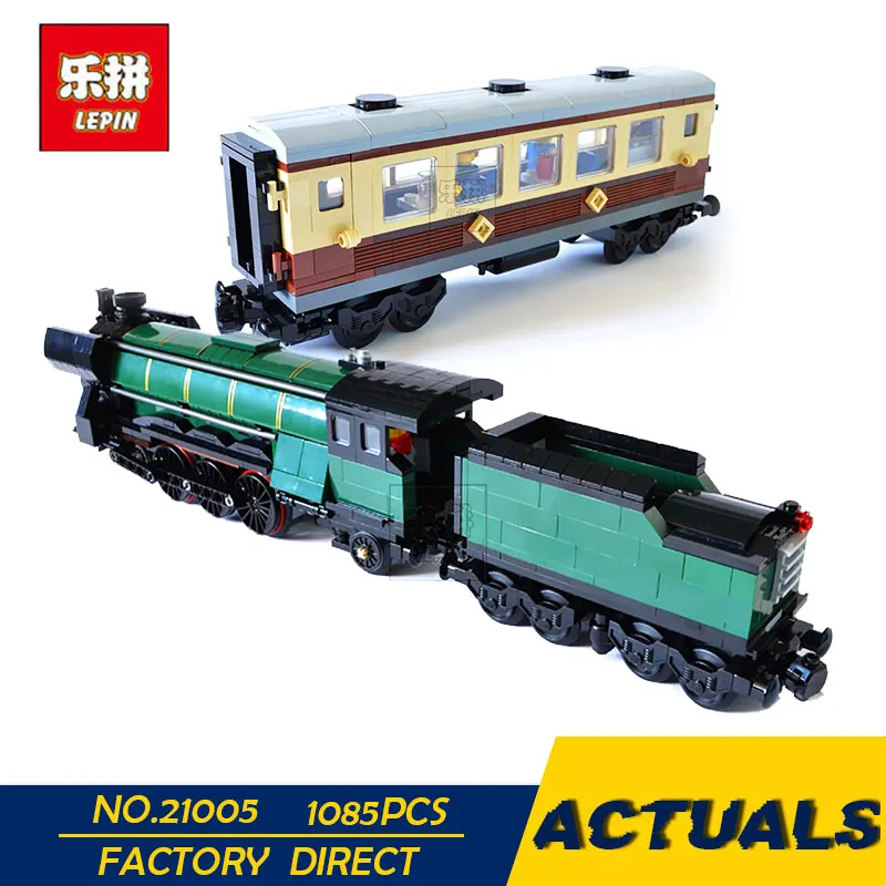 

Lepin Train 21007 21006 21005 Technic Series Train Model Building Kits Blocks Bricks Toys Compatible With 10233 10219 10194