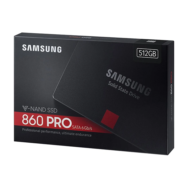 Samsung 2,5 дюймов SATA III SSD 860 PRO 256 ГБ 512 1 ТБ 2 ТБ Внутренний твердотельный жесткий диск для ноутбука