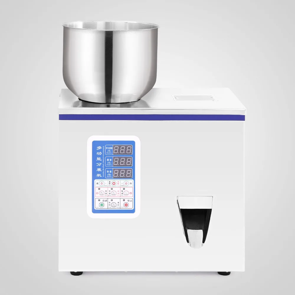 Neue 100g Kleine Automatische Partikel Subpackage Maschine Wiegen Füllung Gerät Mikrocomputersteuerung optische technologie