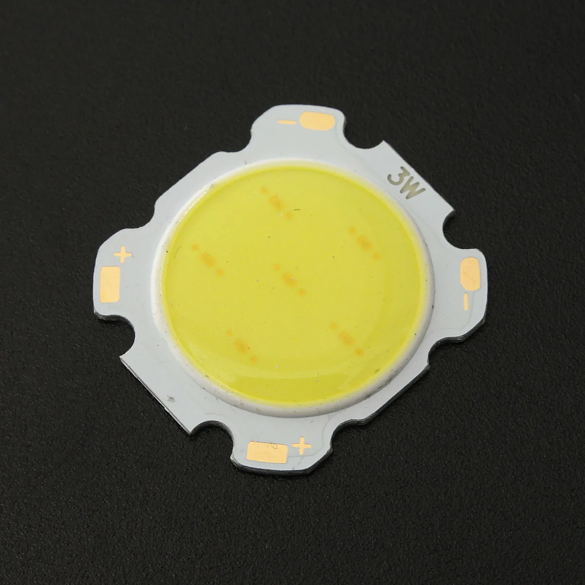 Jiguoor 3 Вт белая круглая COB светодиодная SMD чип лампа высокой мощности 6000-6500k 28 мм |